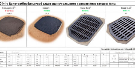 Крышки для пескоуловителей: глухие и решётчатые нормы и подбор