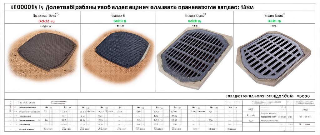 Крышки для пескоуловителей: глухие и решётчатые нормы и подбор